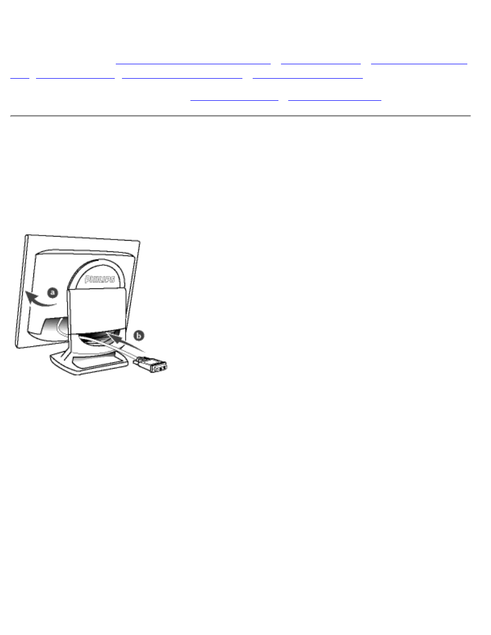 Remove and re-install the base, Removing, And re-installing the base | Removing and re-installing the base | Philips 150P2M User Manual | Page 60 / 89