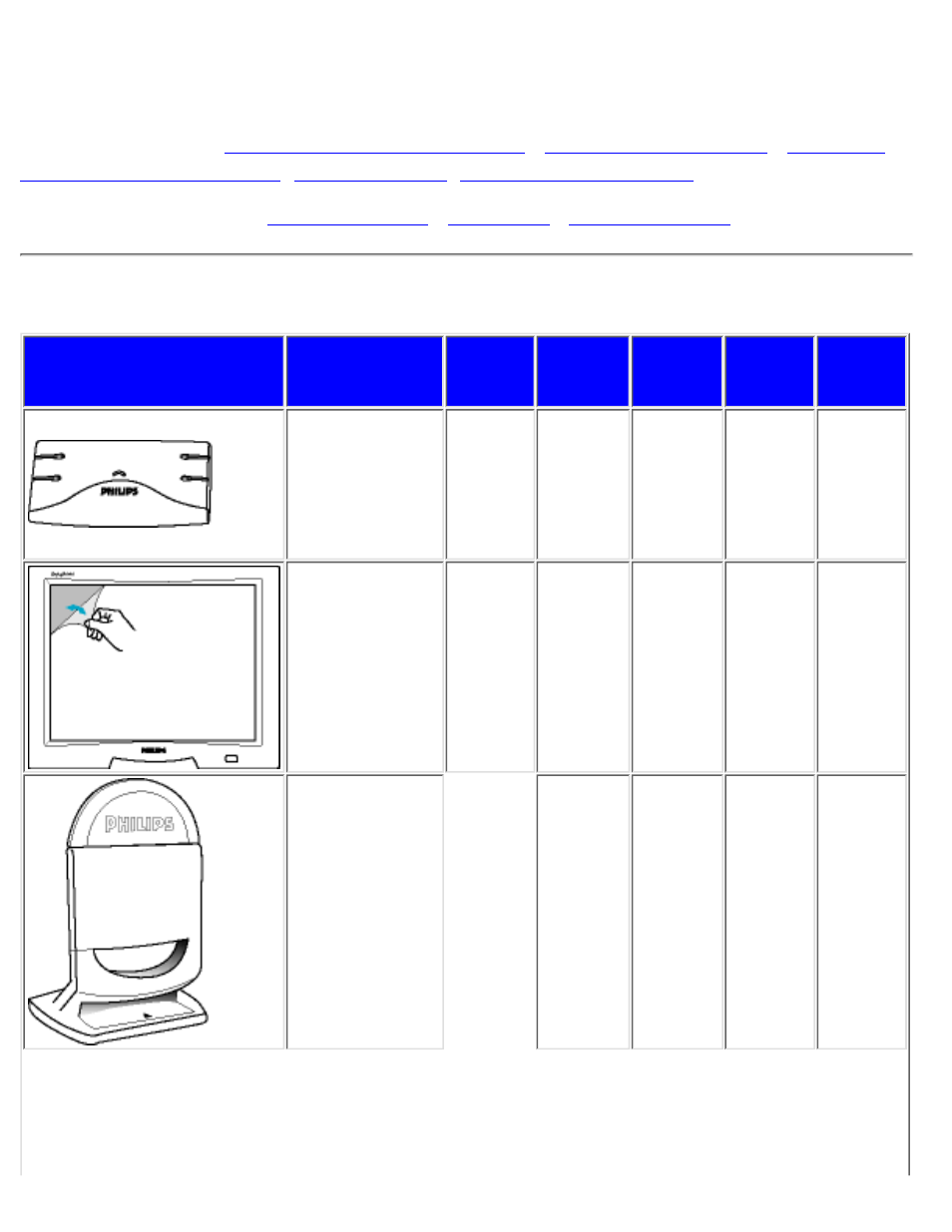 Accessories (optional), Accessories, Optional) | Philips 150P2M User Manual | Page 67 / 89