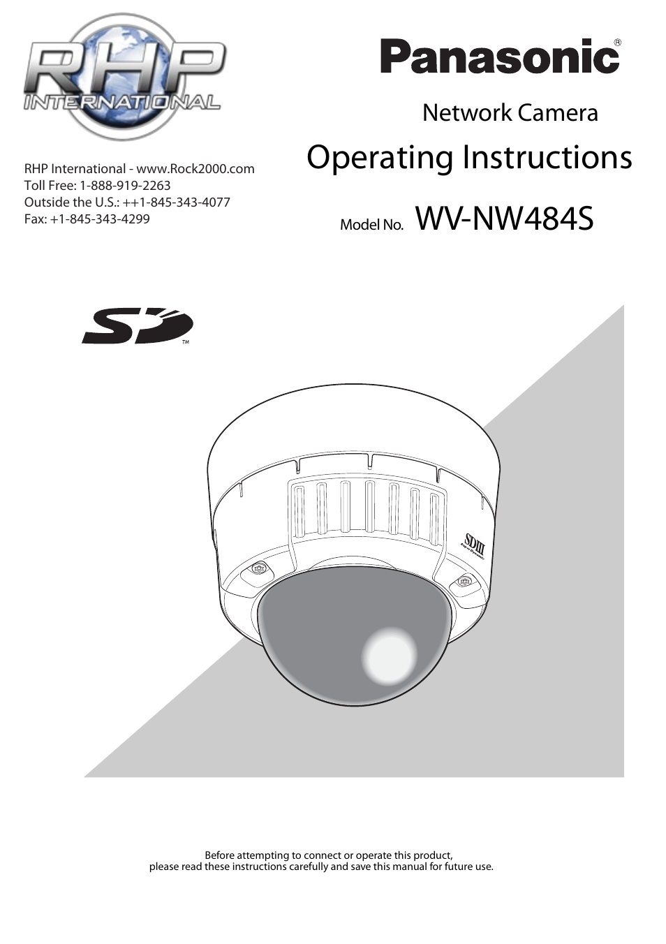 Philips WV-NW484S User Manual | 50 pages