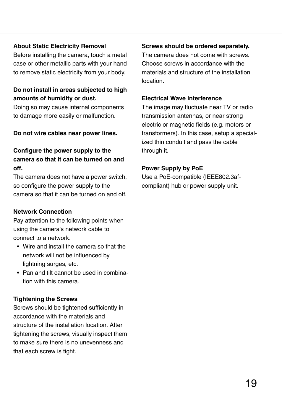 Philips WV-NW484S User Manual | Page 19 / 50