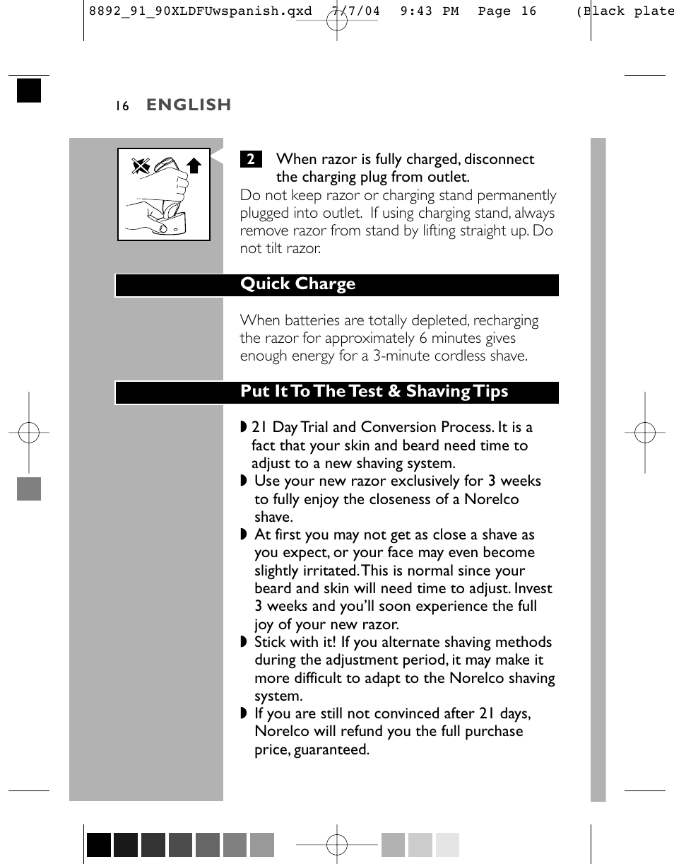 Philips 8891XL User Manual | Page 16 / 52