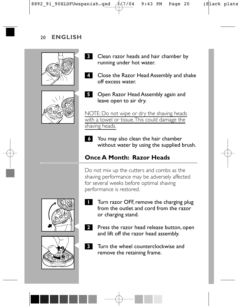 Philips 8891XL User Manual | Page 20 / 52