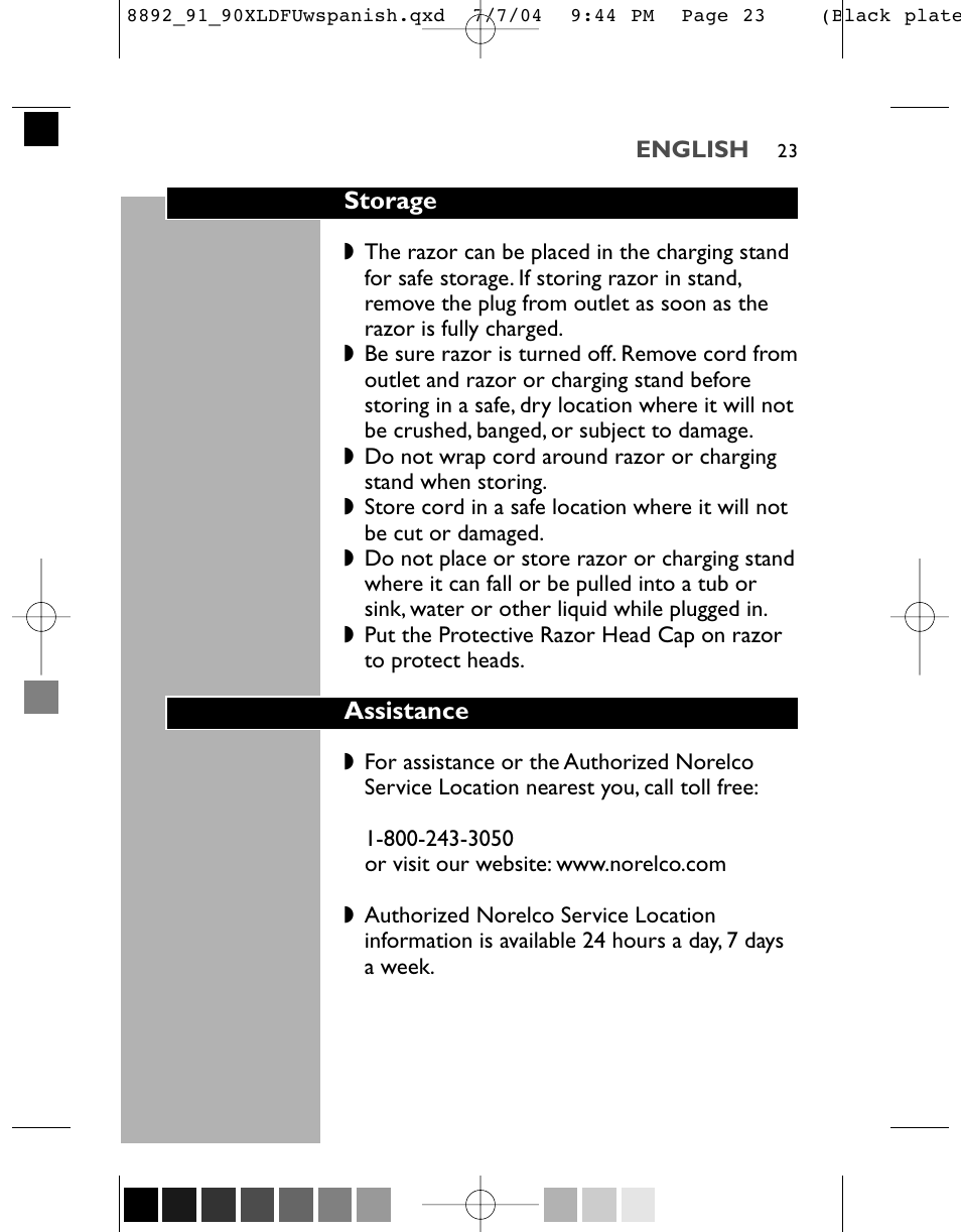 Philips 8891XL User Manual | Page 23 / 52