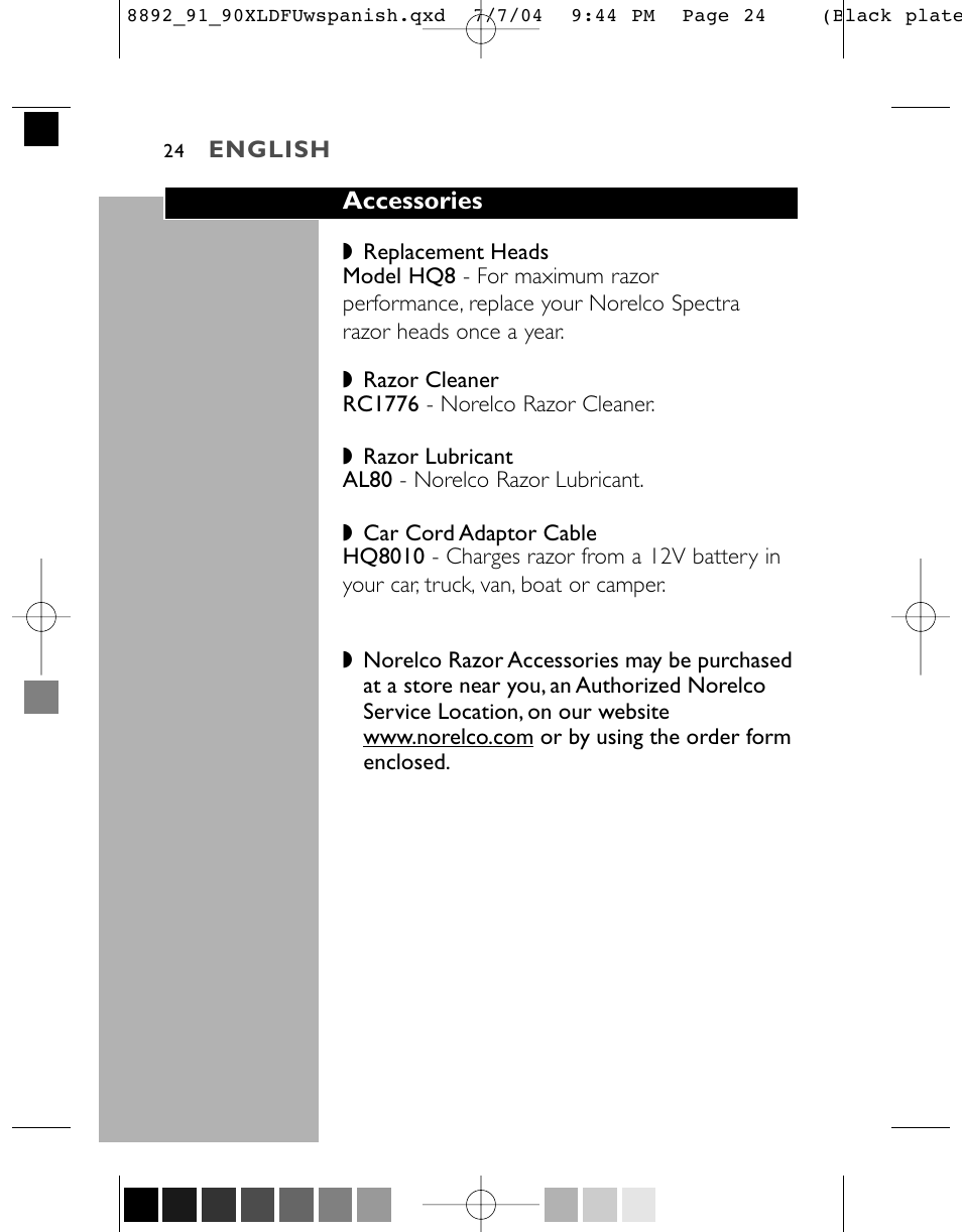 Philips 8891XL User Manual | Page 24 / 52