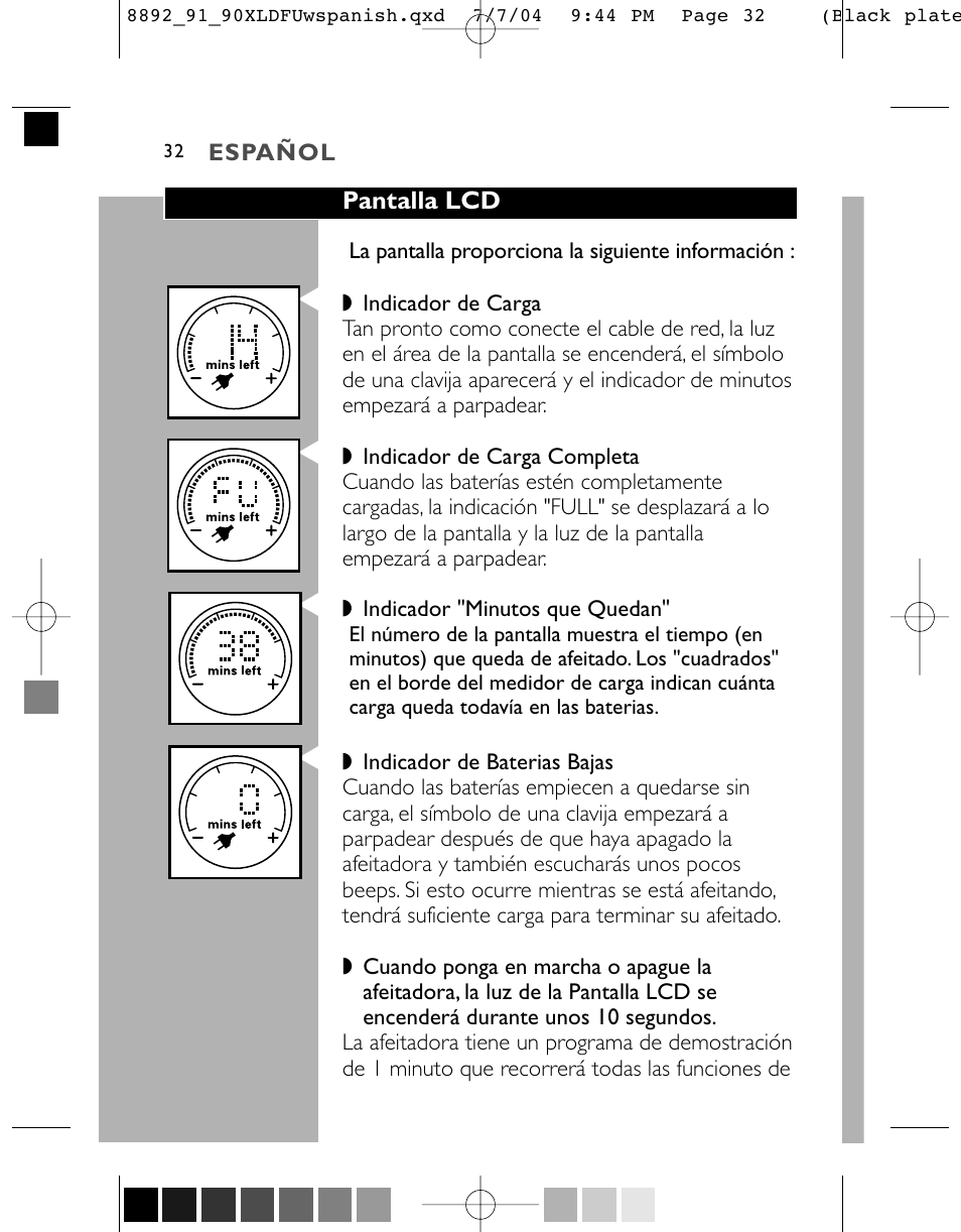 Philips 8891XL User Manual | Page 32 / 52