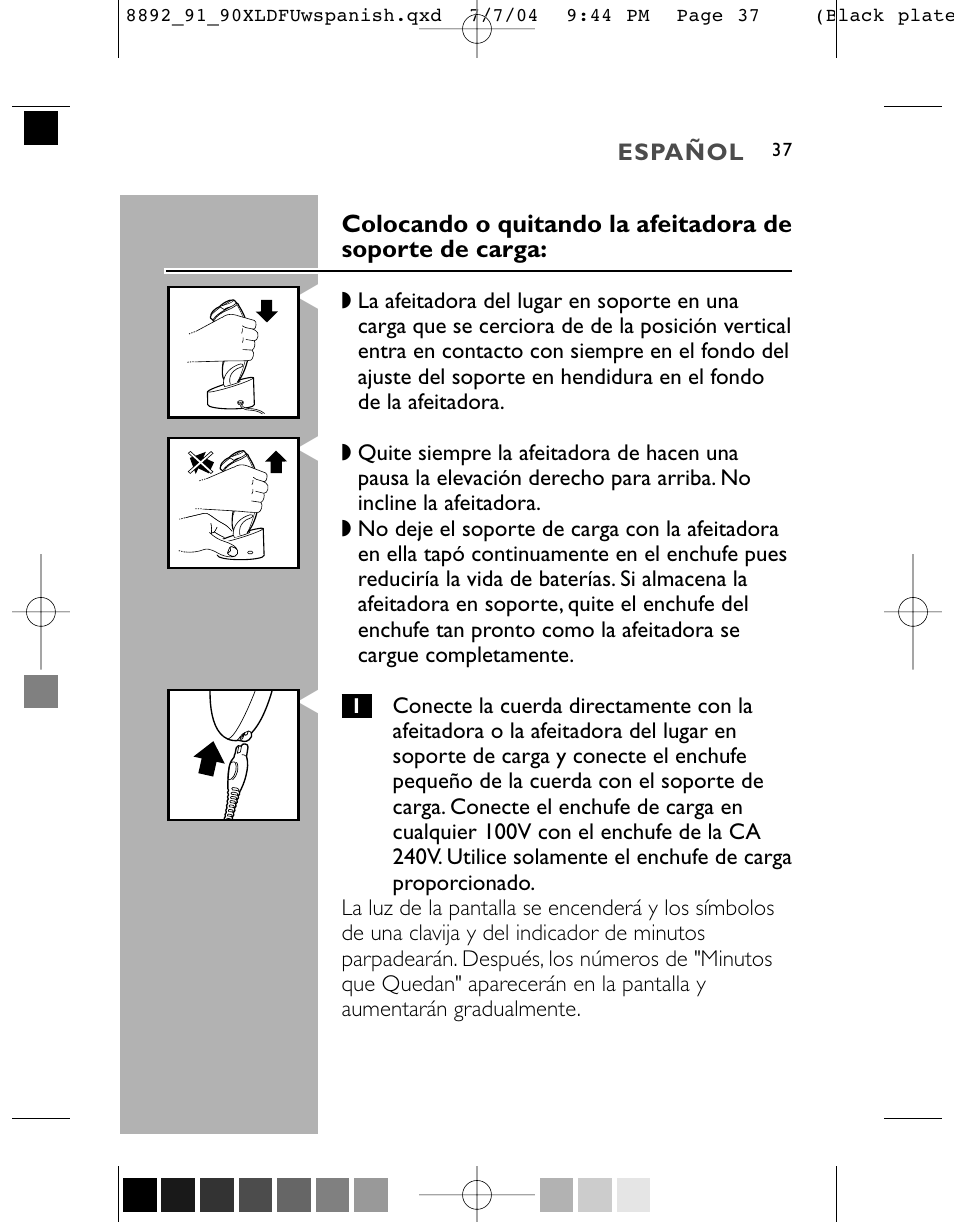 Philips 8891XL User Manual | Page 37 / 52