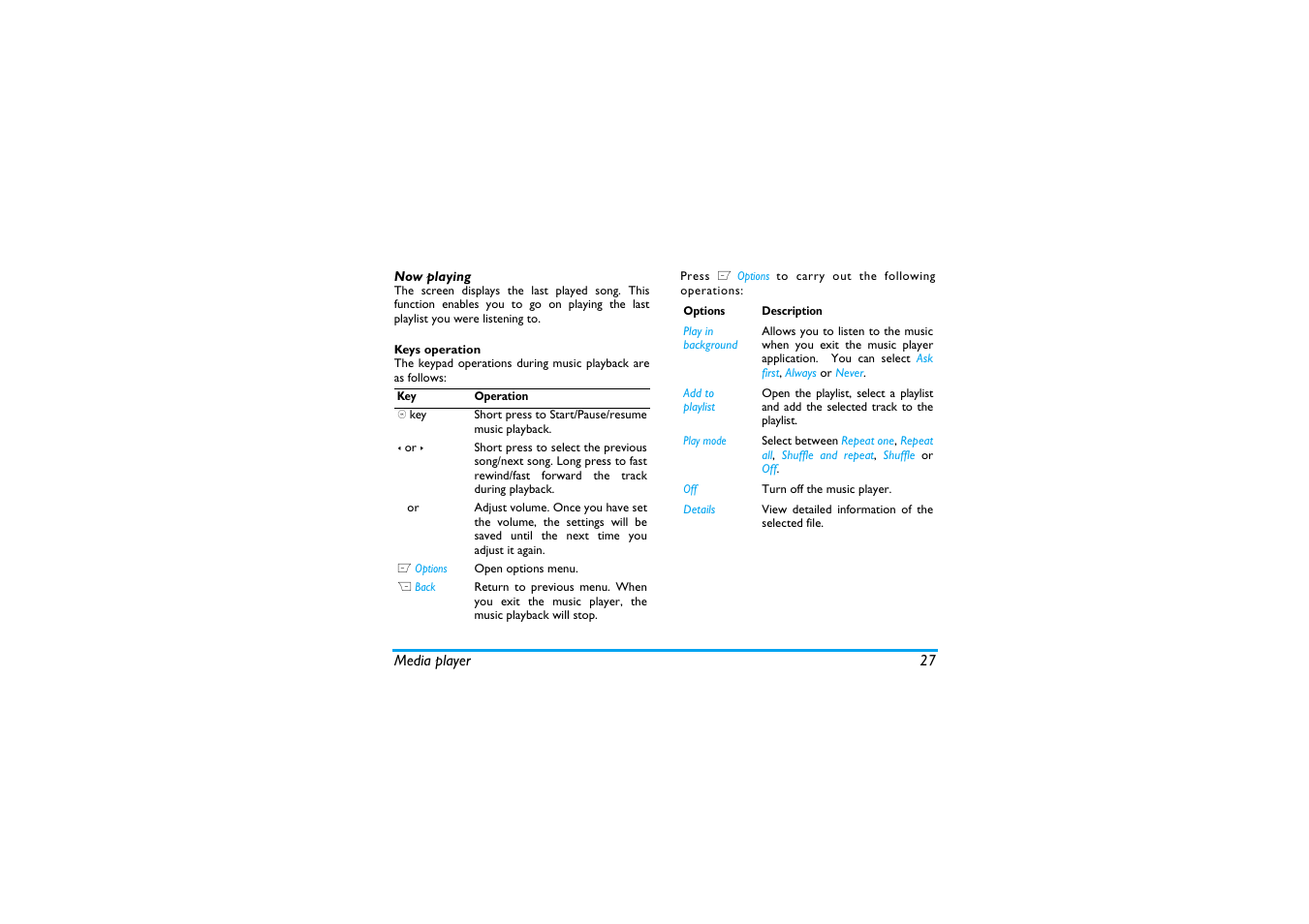 Now playing | Philips X600 User Manual | Page 28 / 91