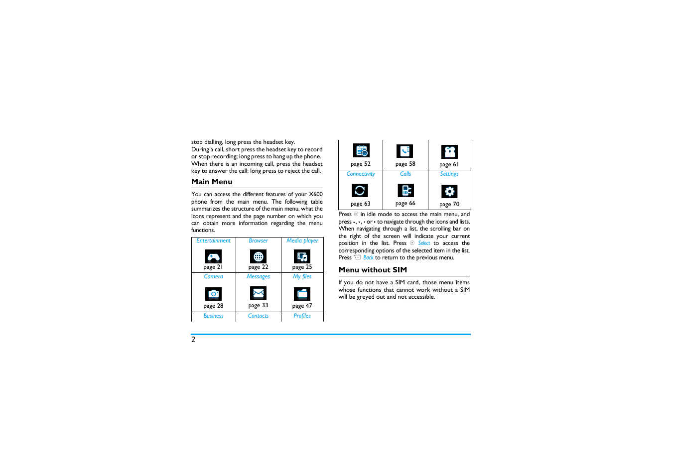 Philips X600 User Manual | Page 3 / 91