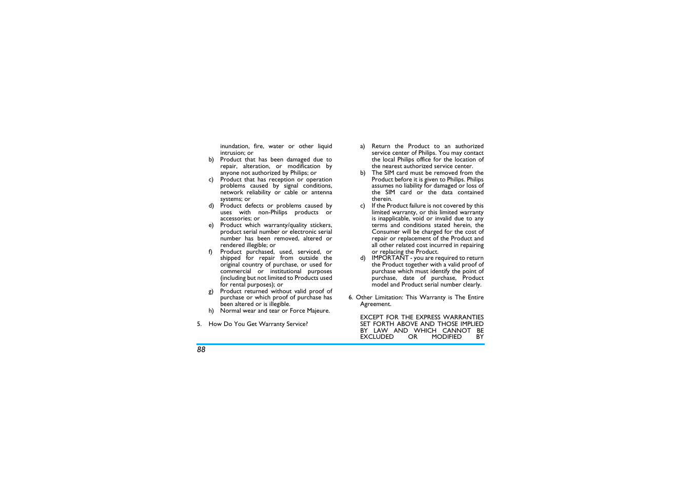 Philips X600 User Manual | Page 89 / 91