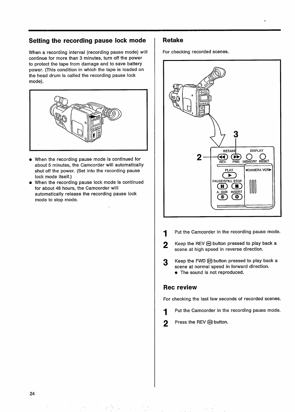 Rec review | Philips VKR 9010 User Manual | Page 26 / 42