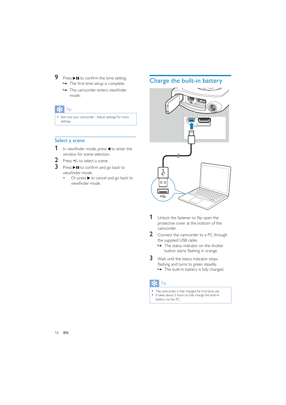 Philips CAM150 User Manual | Page 10 / 21