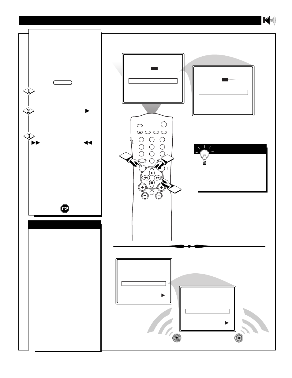 Ow to, Et the, Tereo | Rograms | Philips TS3260C1 User Manual | Page 23 / 40