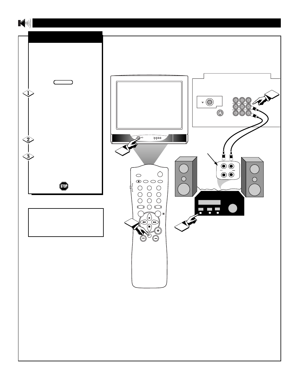 Sing the, Udio, Ideo | Uput, Acks, A/v o | Philips TS3260C1 User Manual | Page 26 / 40