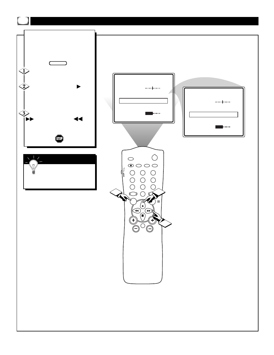 Ctivating the, Ontrast, Lack | Tretch, Ontrol | Philips TS3260C1 User Manual | Page 6 / 40