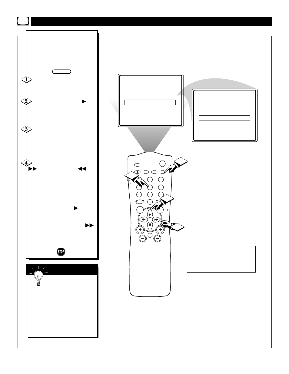 Etting the, Lock | Philips TS3260C1 User Manual | Page 8 / 40