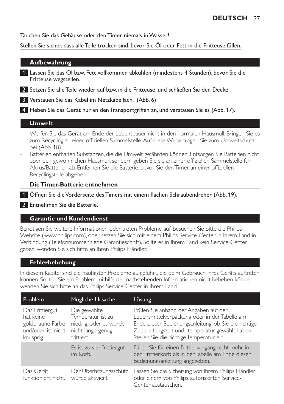 Philips HD6106 User Manual | Page 25 / 134
