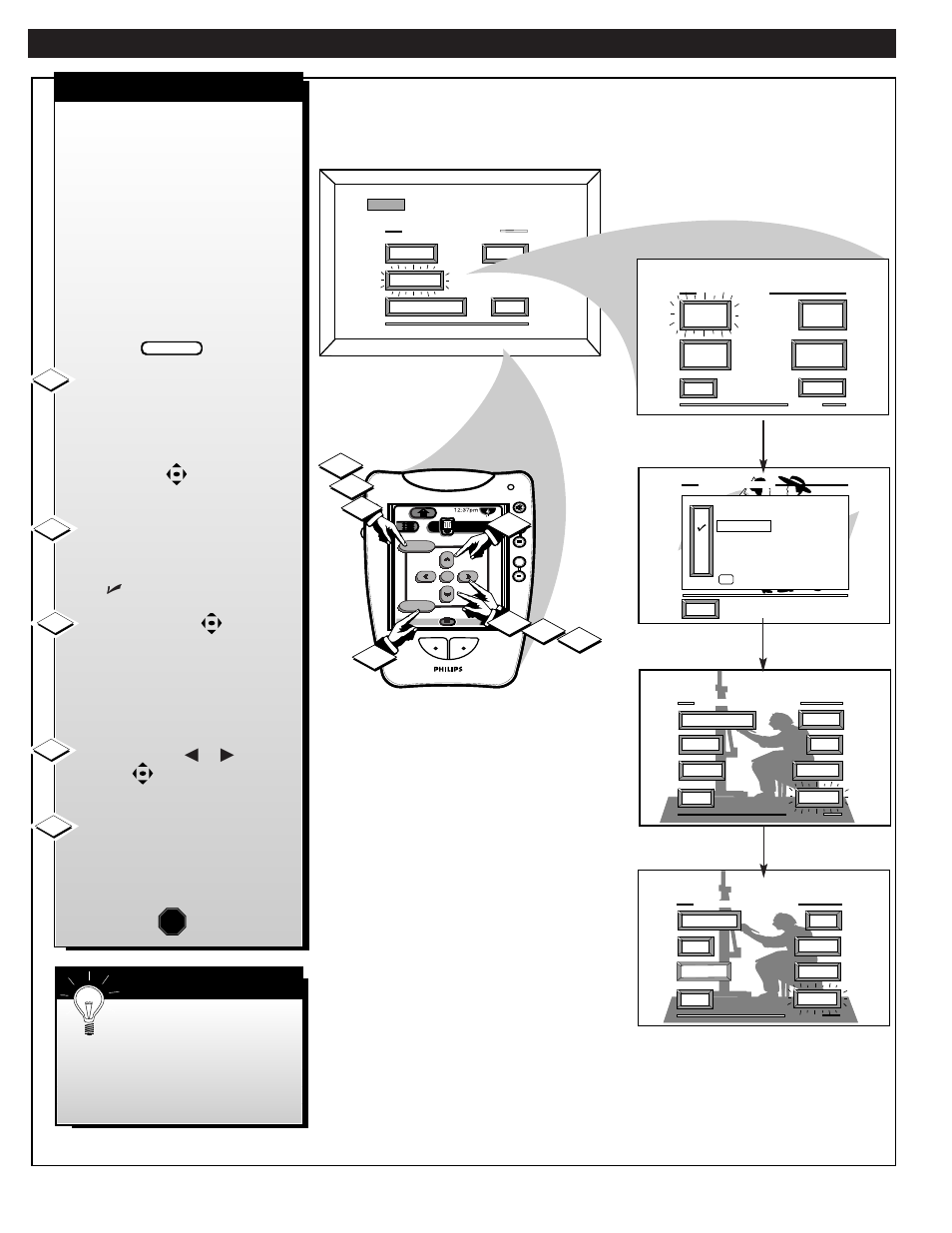 Ntsc/a, Nalog, Eature | Ontrols, 45 s | Philips 64PH9905 User Manual | Page 10 / 58