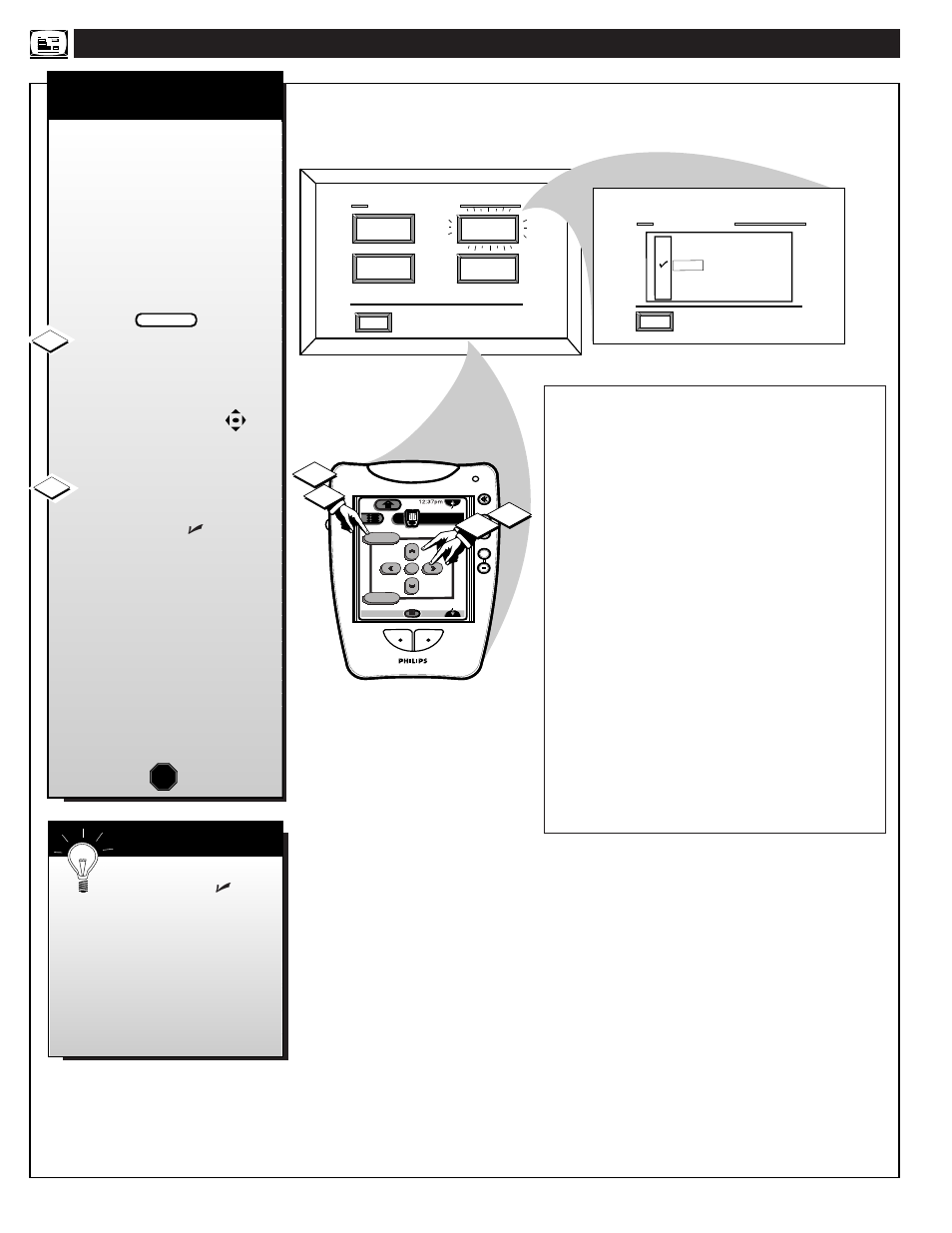 Ntsc/a, Nalog, Eature | Ontrols | Philips 64PH9905 User Manual | Page 22 / 58