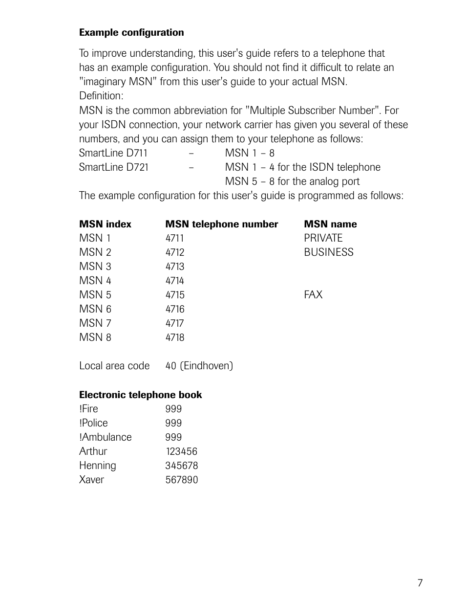 Philips D721 User Manual | Page 8 / 87