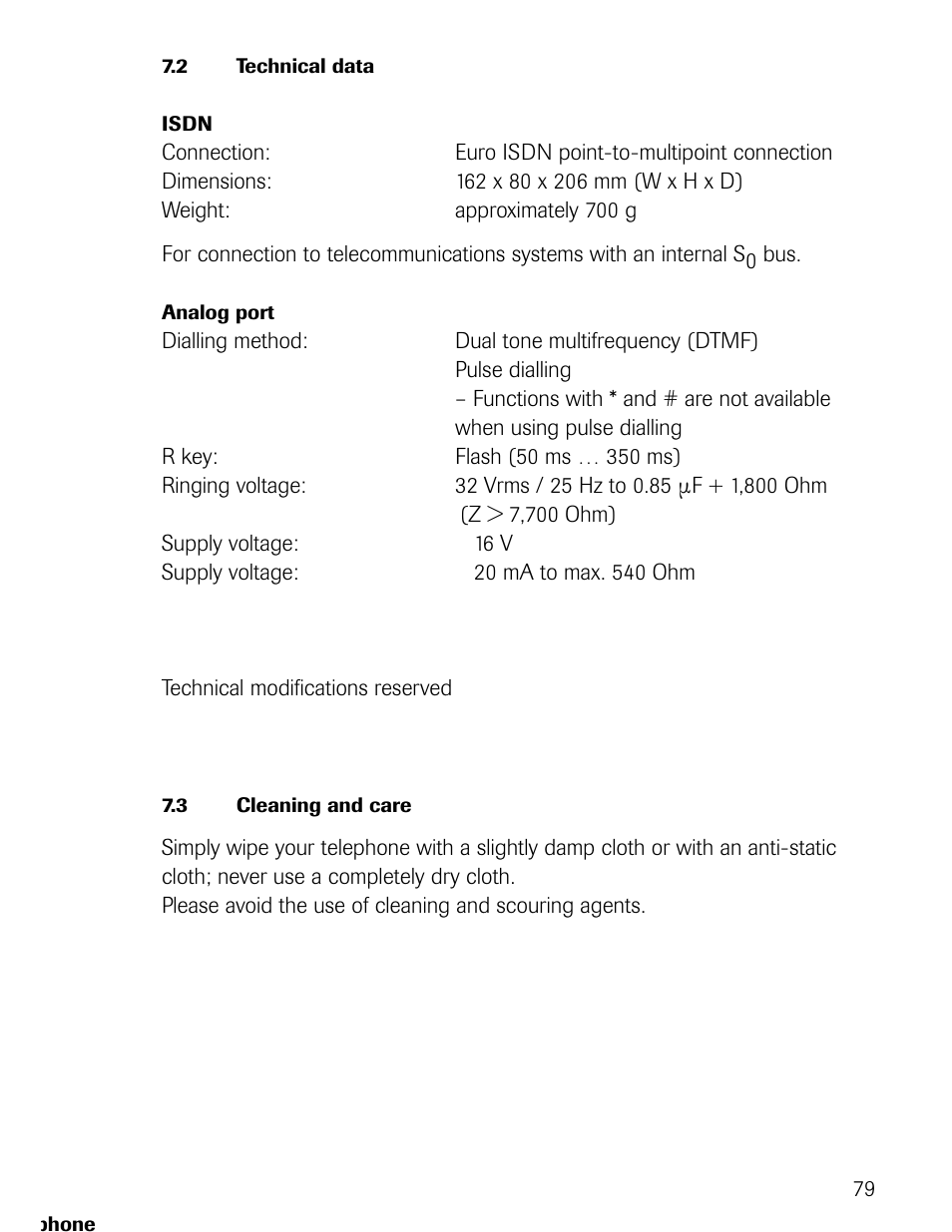Philips D721 User Manual | Page 80 / 87