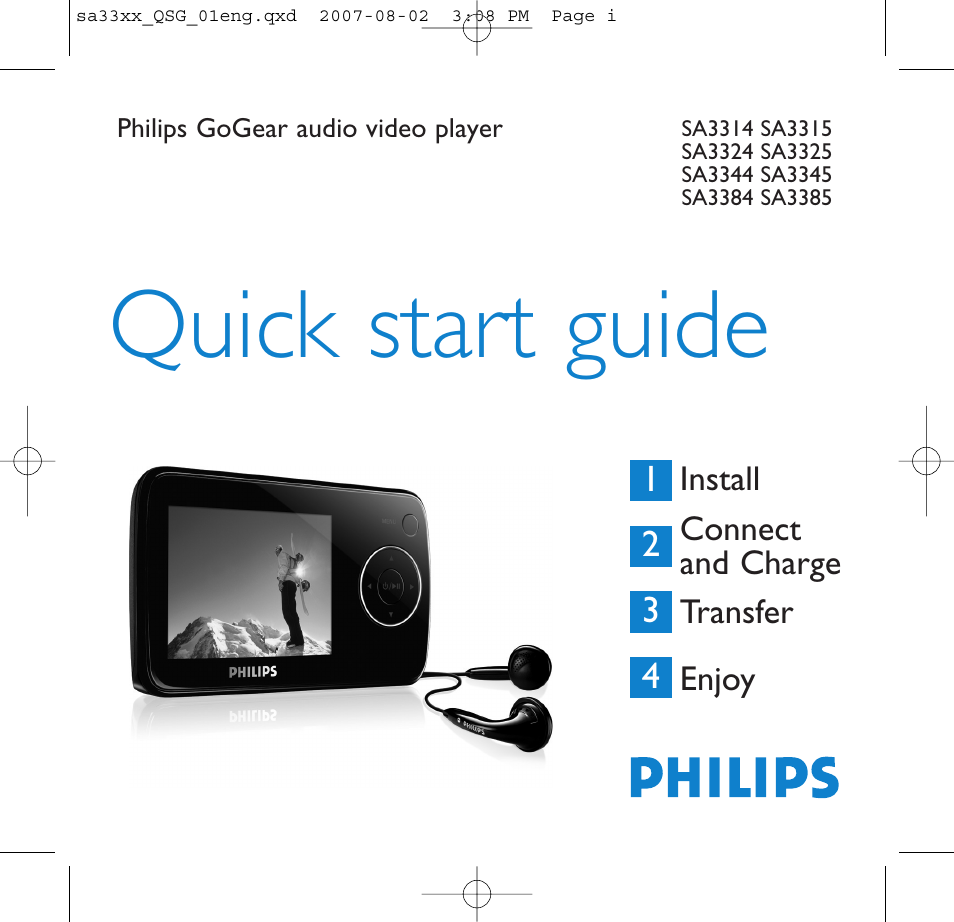 Philips SA3315 User Manual | 17 pages