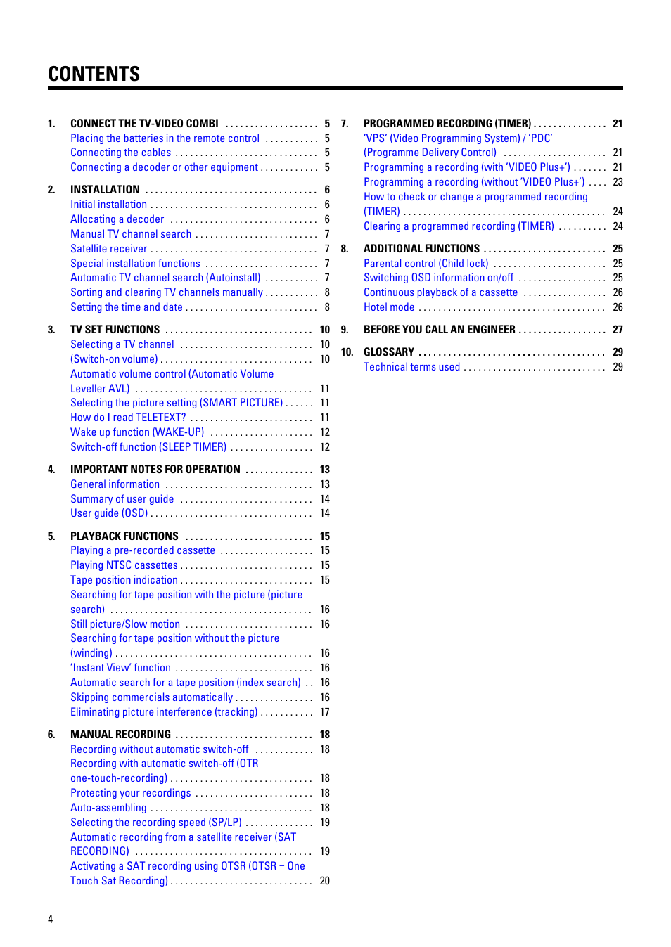 Philips 21PV548/07 User Manual | 31 pages