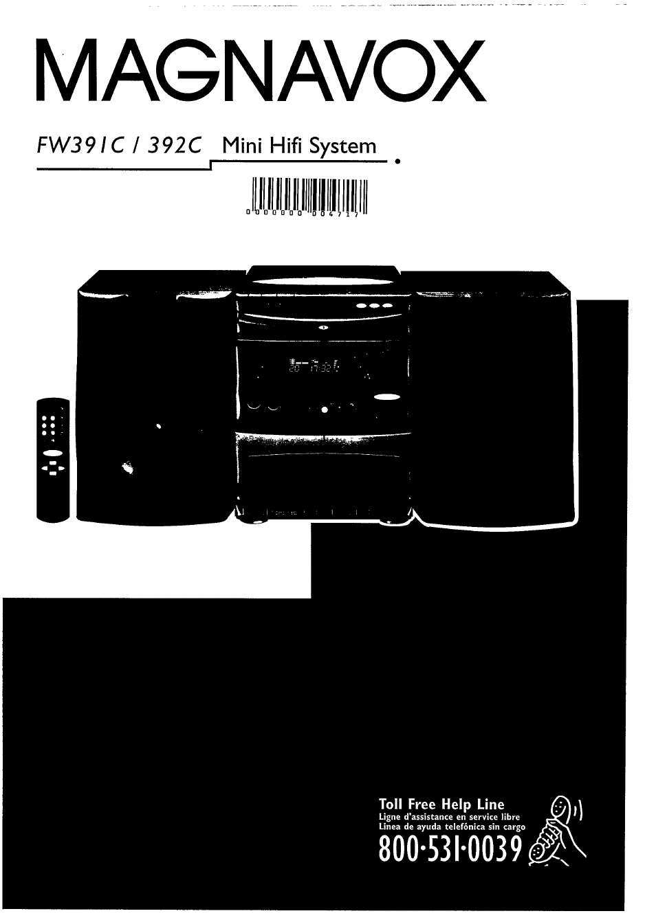 Philips FW391C User Manual | 26 pages
