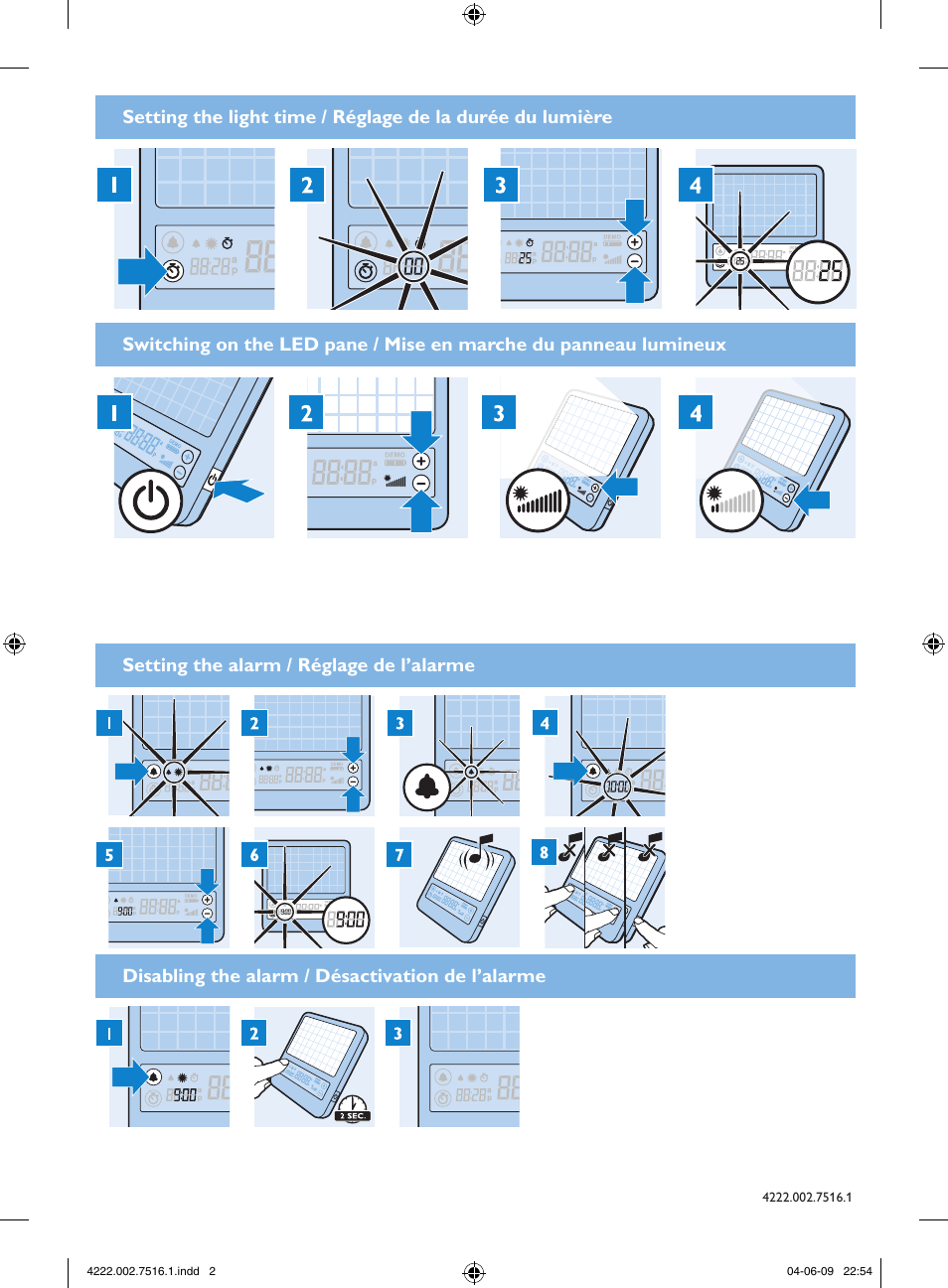 Philips Golite Blu HF3332 User Manual | Page 2 / 2