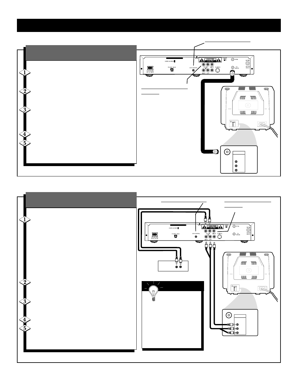 Onnecting to your, Xisting, Quipment | Next, go to inserting your access card on page 12, Smart help p | Philips DSX 5150 User Manual | Page 10 / 43