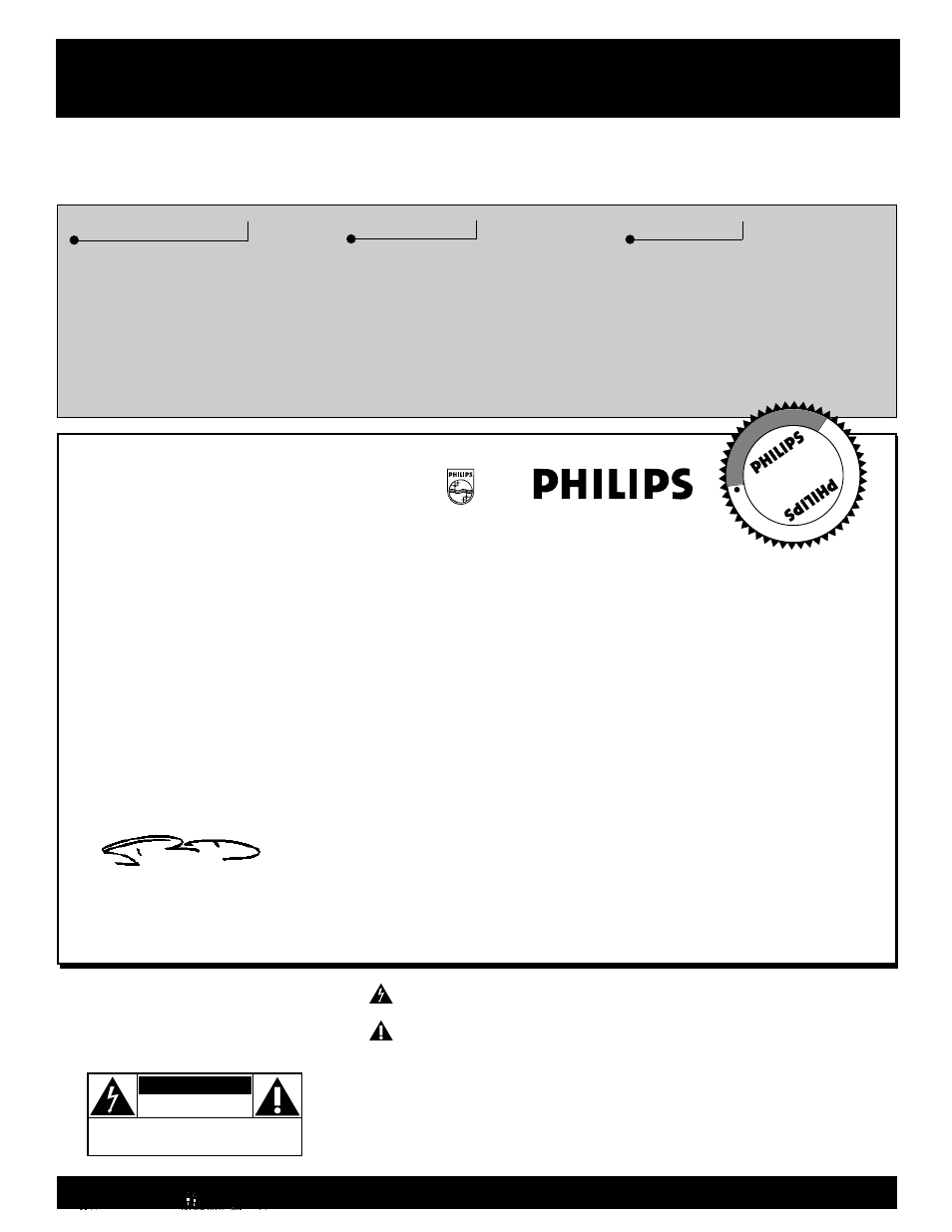 Safety, Warranty verification, Owner confirmation | Model registration, Hurry, Know these, Symbols | Philips DSX 5150 User Manual | Page 2 / 43