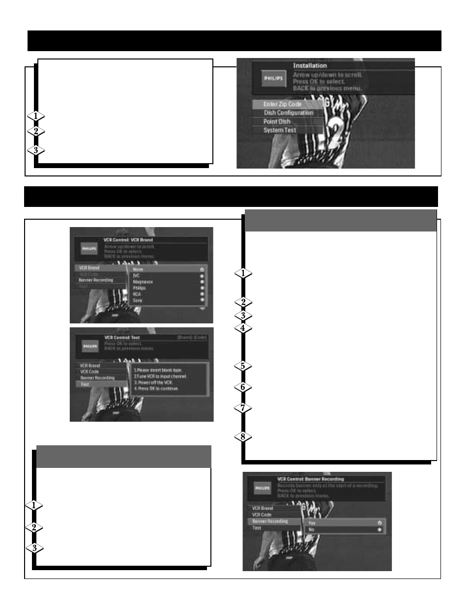 Vcr c, 5375r, Banner recording | Philips DSX 5150 User Manual | Page 21 / 43