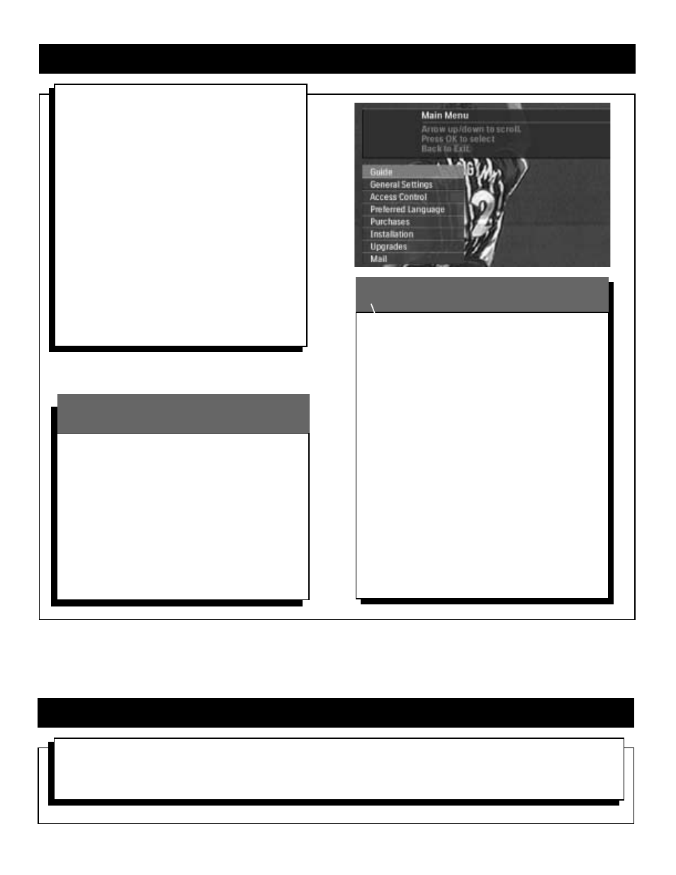 Sing, Navigating in menu mode, Menu mode defaults | Eneral, Ettings | Philips DSX 5150 User Manual | Page 30 / 43