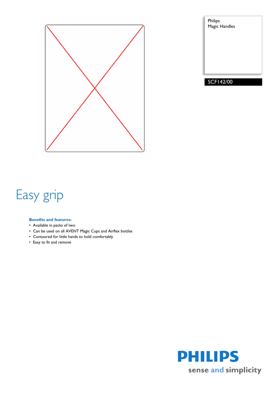 Philips SCF142/00 User Manual | 2 pages