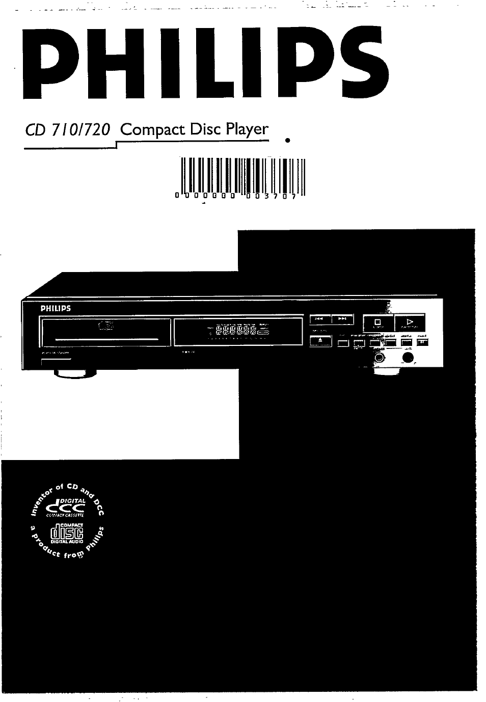 Philips CD 710 User Manual | 16 pages