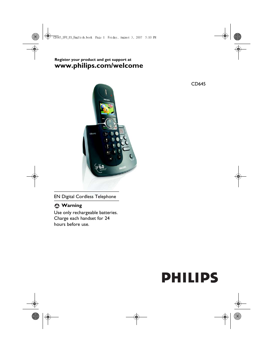 Philips CD6452B User Manual | 47 pages