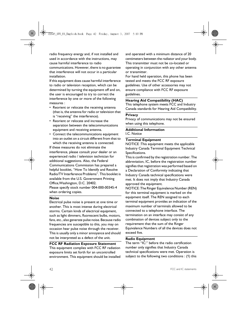 Philips CD6452B User Manual | Page 44 / 47