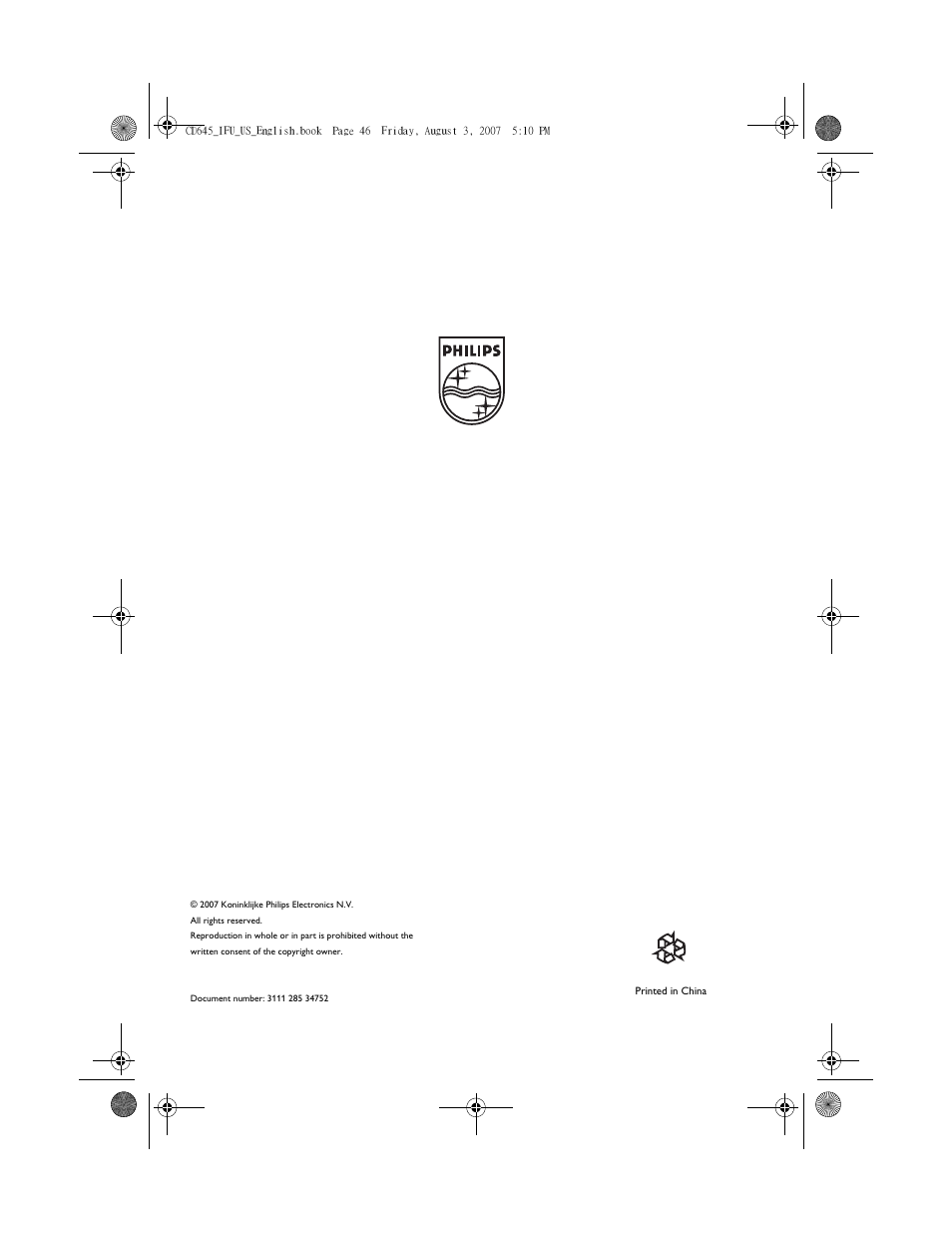 Philips CD6452B User Manual | Page 47 / 47