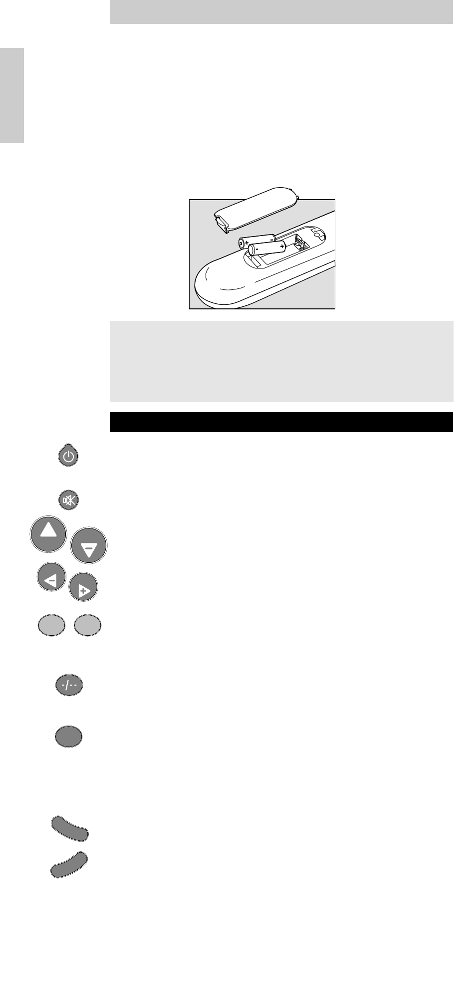 Installing the batteries, Keys & functions, Instructions for use | Philips SBC RU 510 User Manual | Page 2 / 108