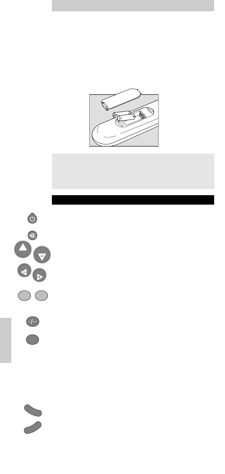 Paristojen asennus kaukosäätimeen, Näppäimet & toiminnot, Käyttöohje | Philips SBC RU 510 User Manual | Page 38 / 108