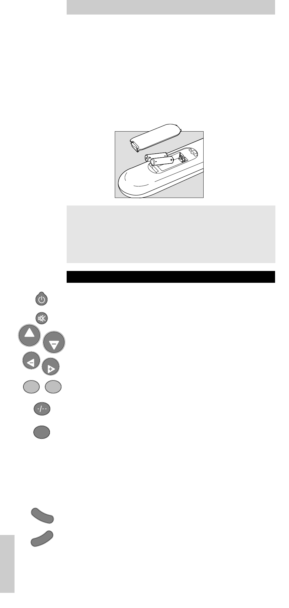 Installere batteriene, Taster og funksjoner, Bruksanvisning | Philips SBC RU 510 User Manual | Page 50 / 108