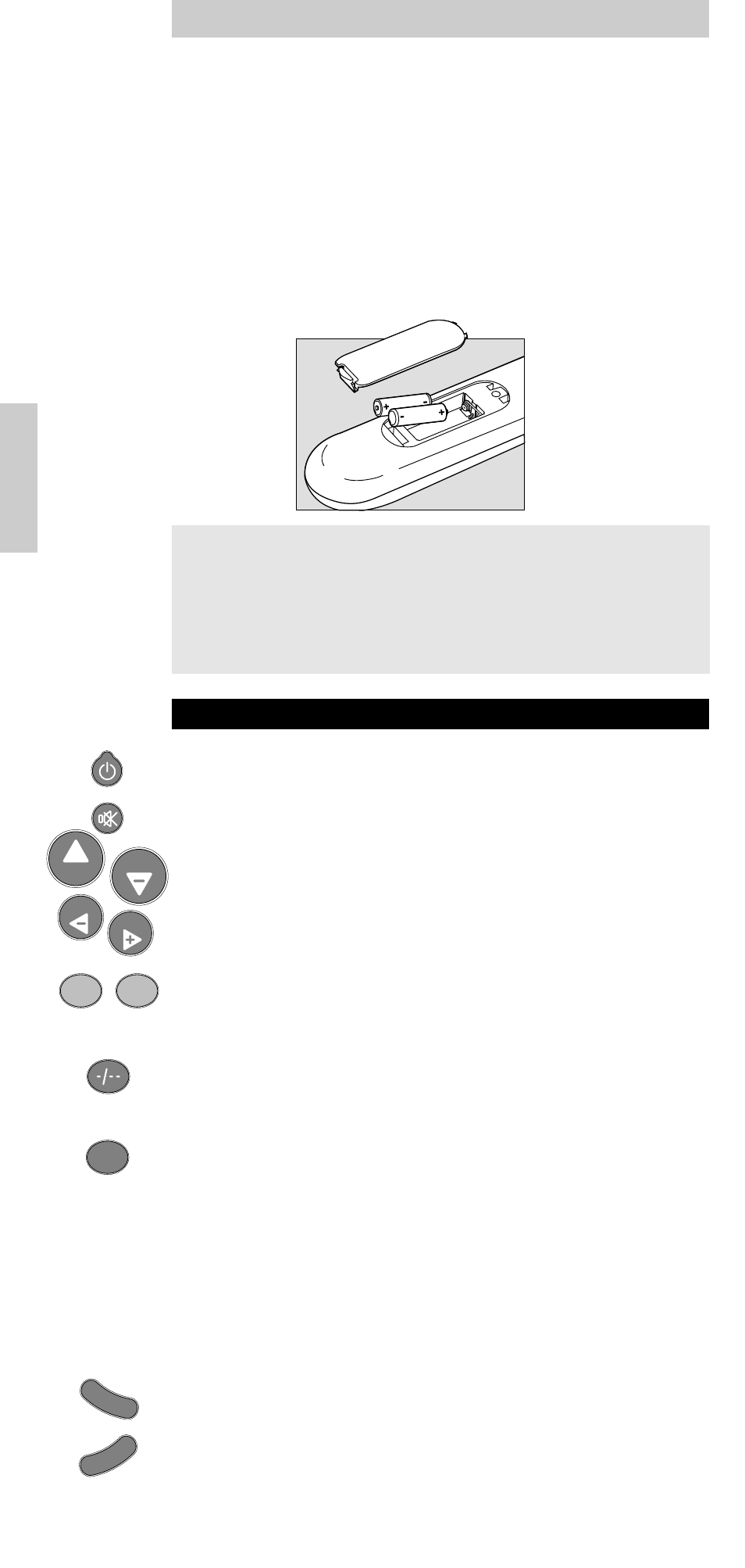Installazione batterie, Tasti & funzioni, Istruzioni per l’uso | Philips SBC RU 510 User Manual | Page 70 / 108