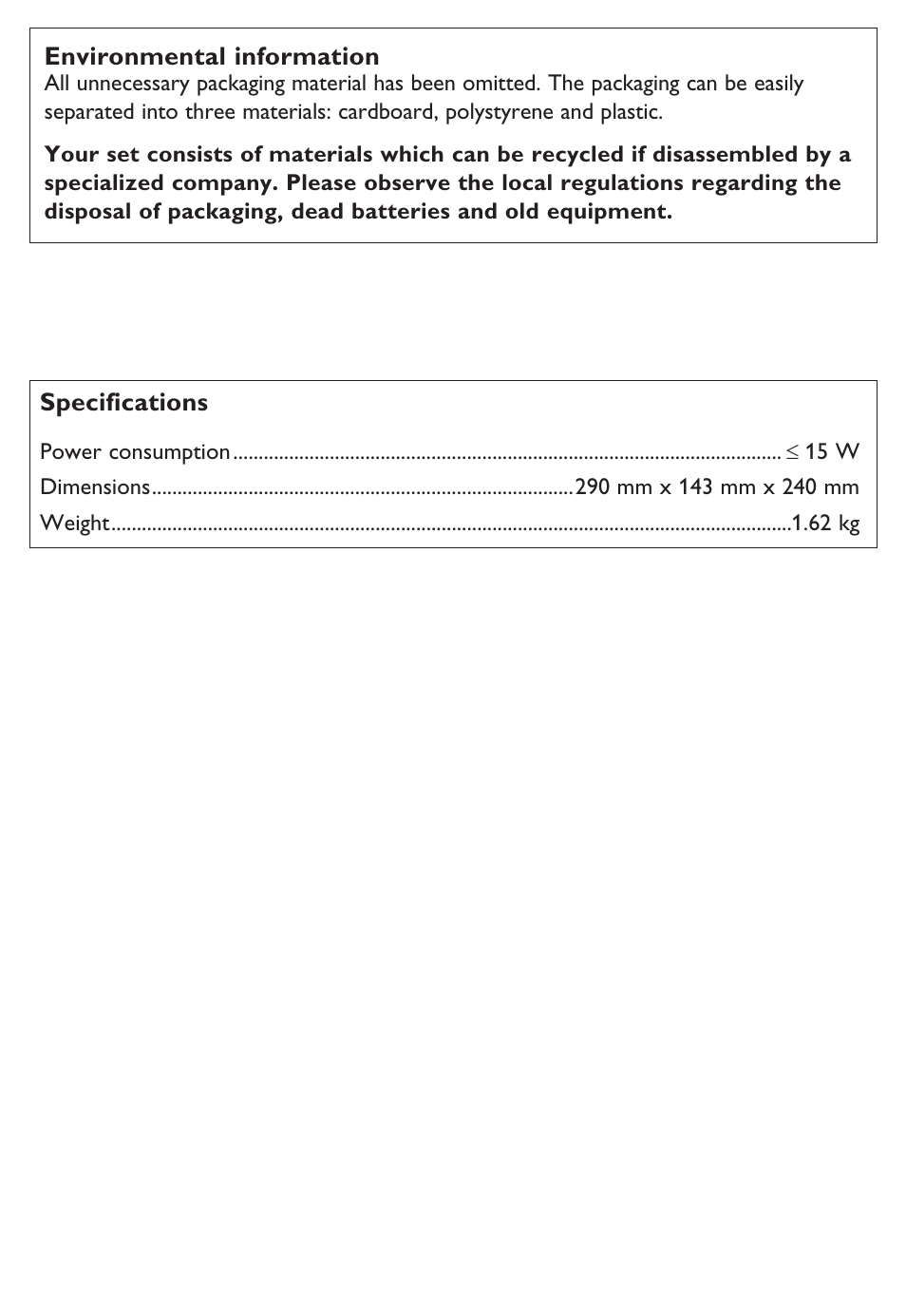 Philips SOUNDMACHINE AZ102B User Manual | Page 11 / 12