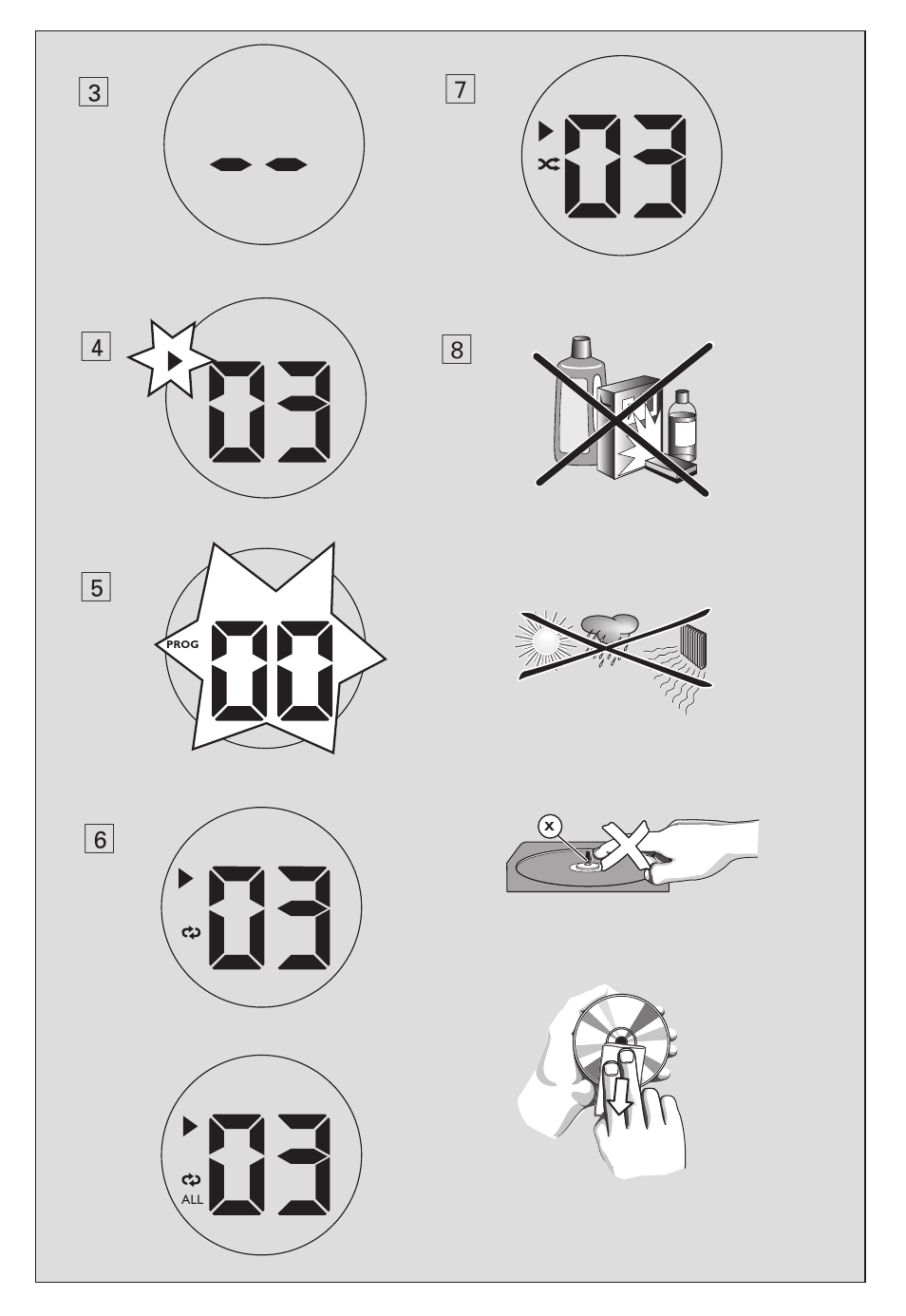 Philips SOUNDMACHINE AZ102B User Manual | Page 4 / 12