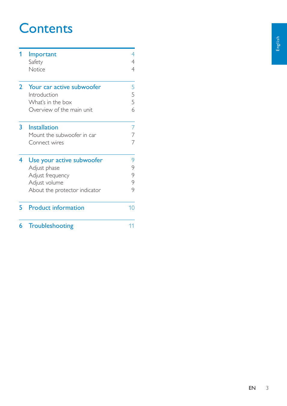 Philips CSM1000 User Manual | Page 2 / 11
