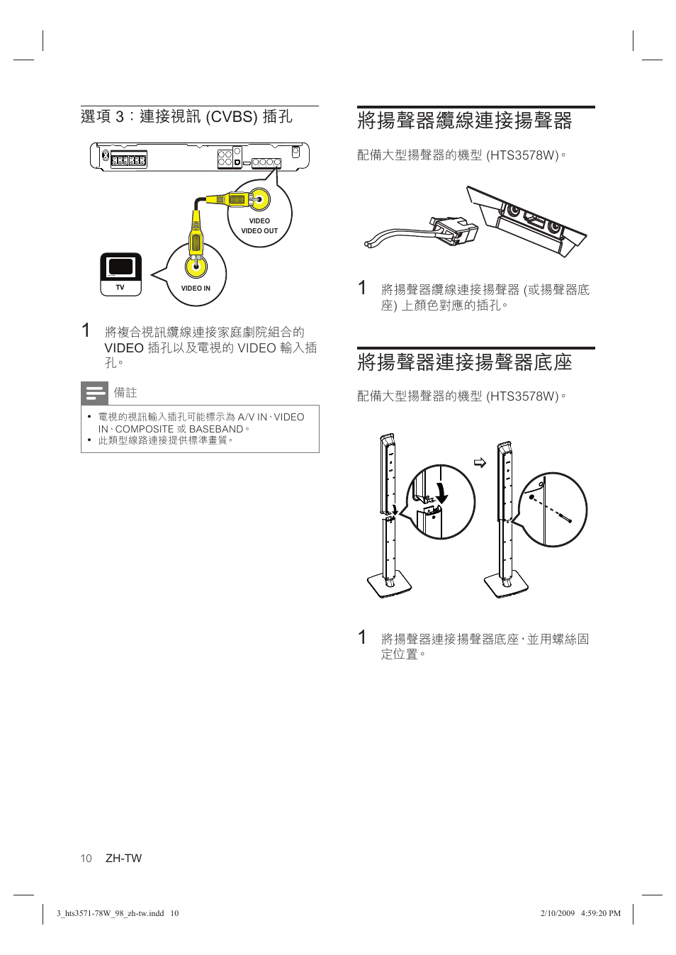 Philips HTS3578W User Manual | Page 12 / 53
