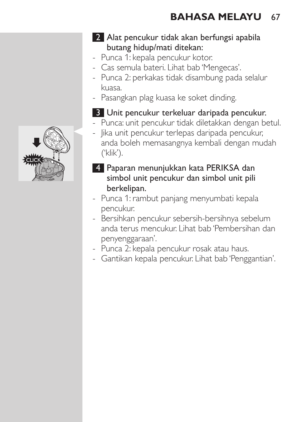 Philips HQ9190 User Manual | Page 65 / 124