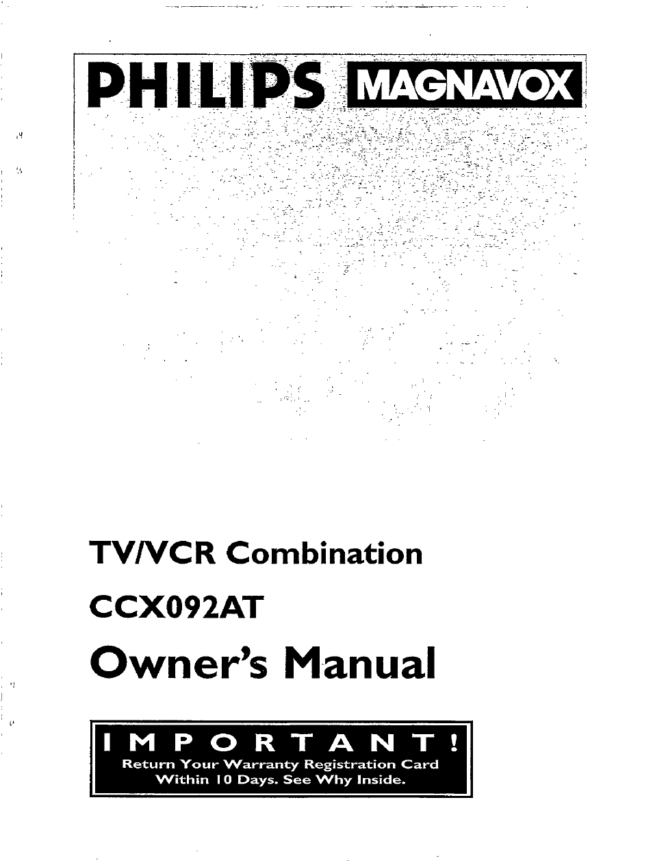 Philips CCX092AT User Manual | 52 pages