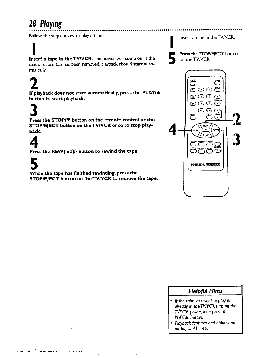 28 playing | Philips CCX092AT User Manual | Page 28 / 52
