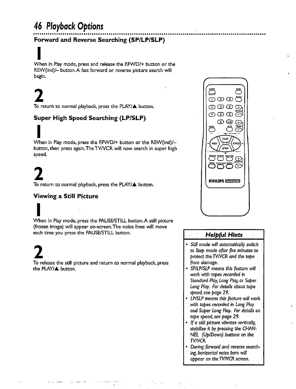 46 playback options | Philips CCX092AT User Manual | Page 46 / 52