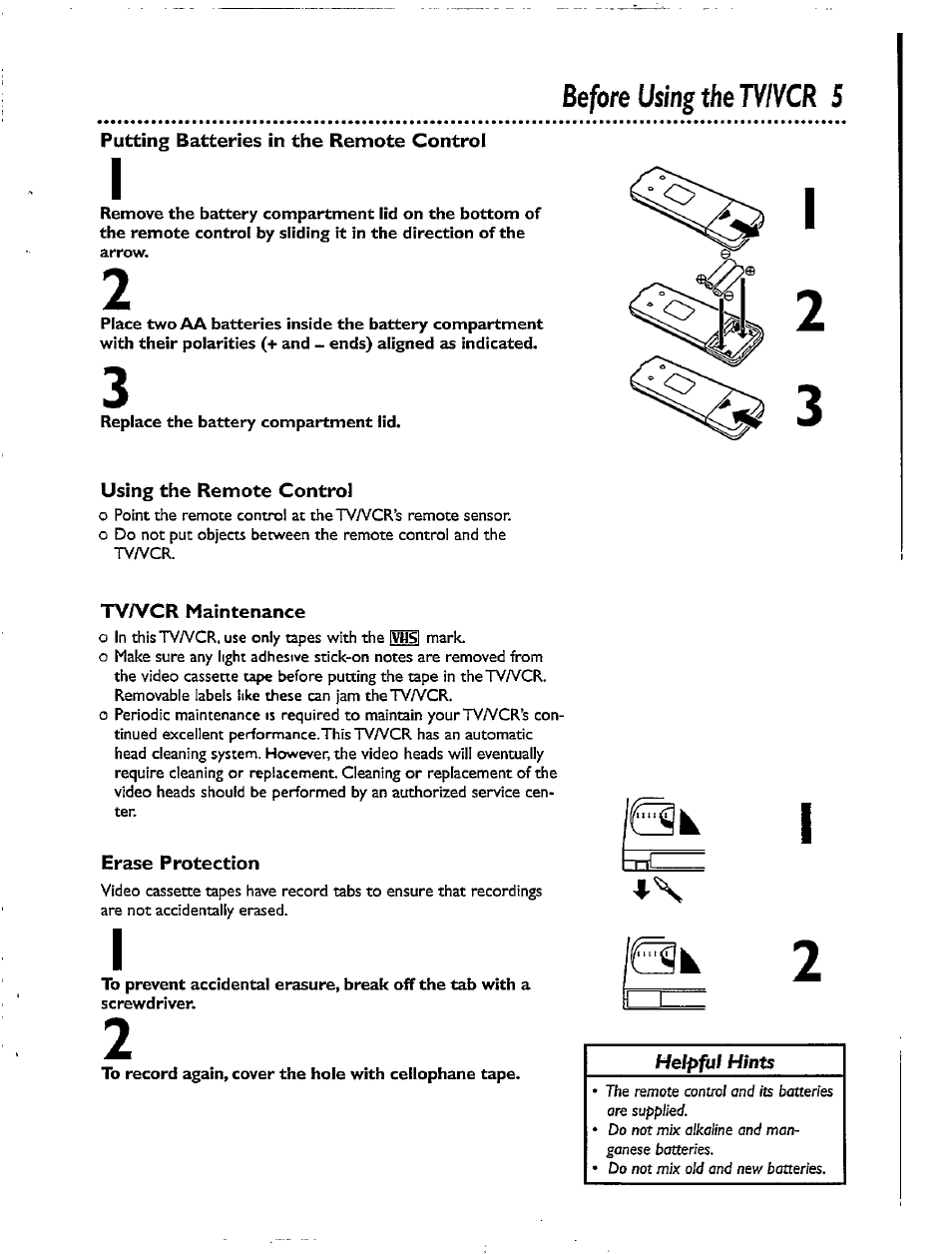 Before using thetv/vcr 5 | Philips CCX092AT User Manual | Page 5 / 52